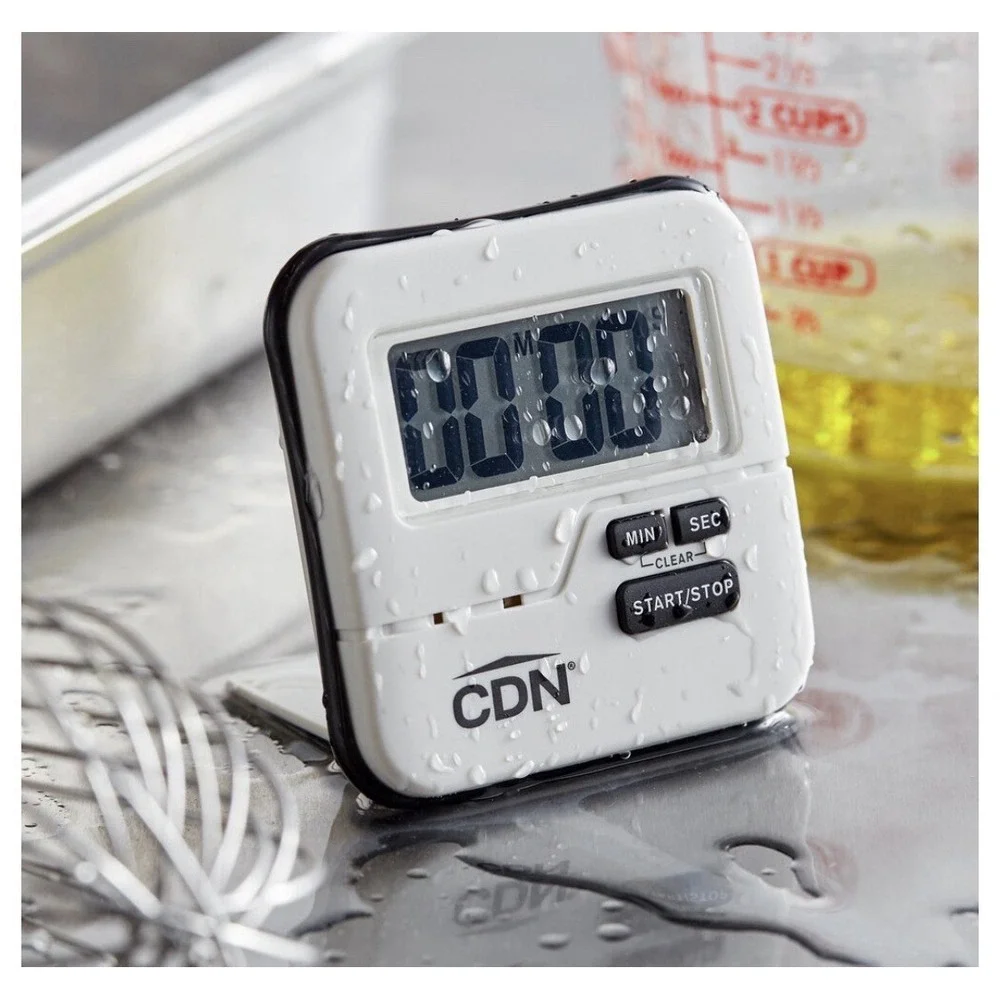 CDN TMW1 2-Way Mount Big Digit Waterproof and Shatterproof Timer